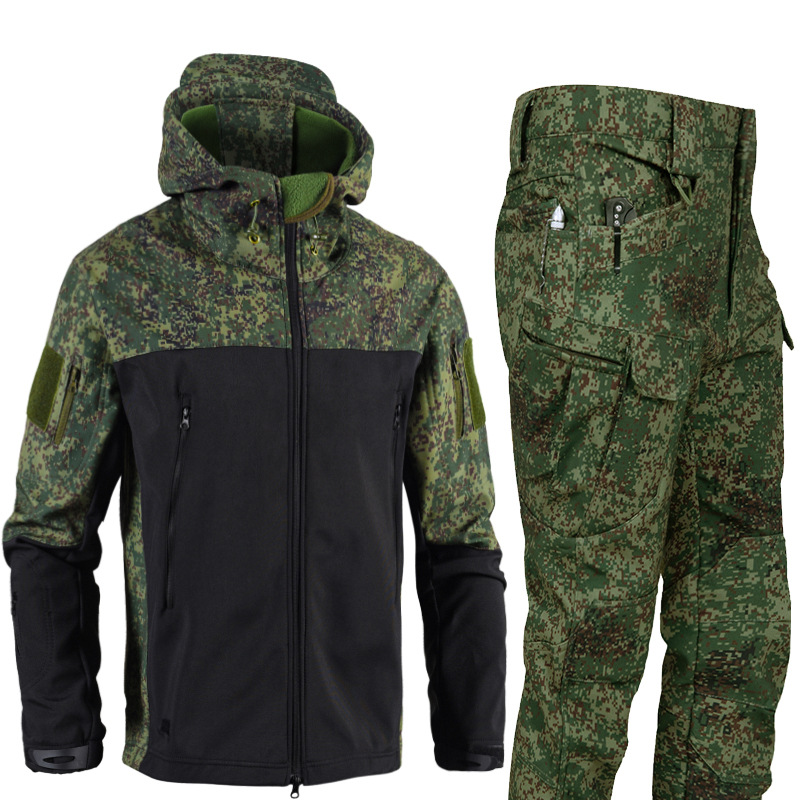 Outdoor Hunting Pants Women - 남성용 3-in-1 샤크스킨 소프트쉘 자켓 팬츠