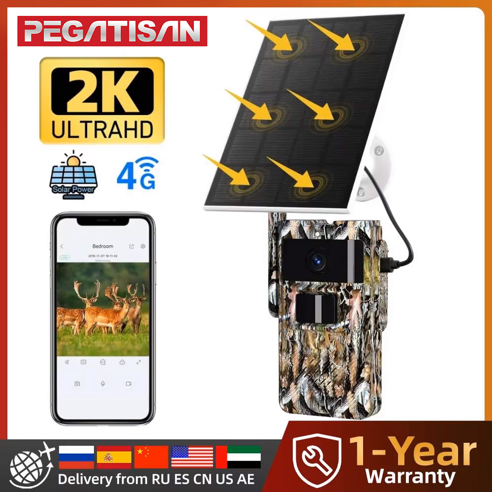 Outdoor Hunting Pictures - PEGATAH 4G 태양광 전원 트레일 카메라