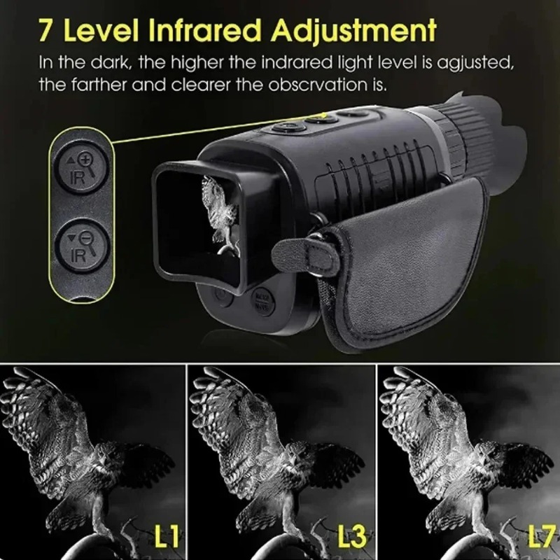 Outdoor Hunting Digital Night Vision - 5X 줌 디지털 단안 적외선 야간