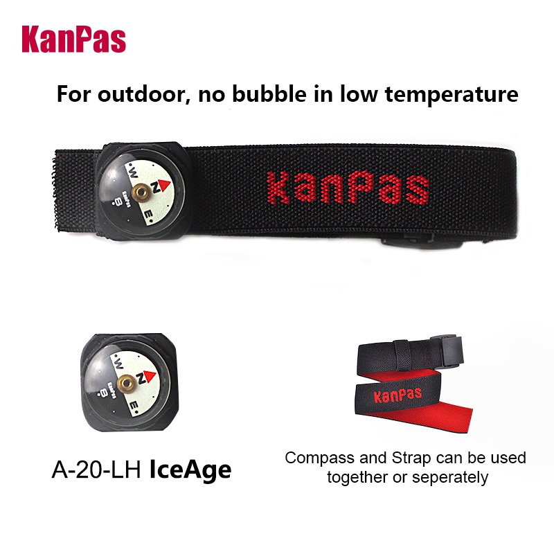 Outdoor Hunting Guide - KANPAS ICEAGE 손목밴드가 있는 나침반 가방