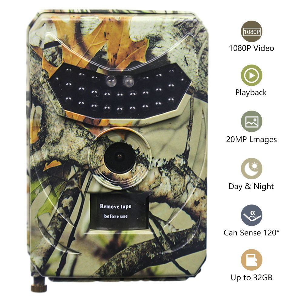 Trail Camera Infrared - 20MP 1080P PR100 트레일 카메라 940nm