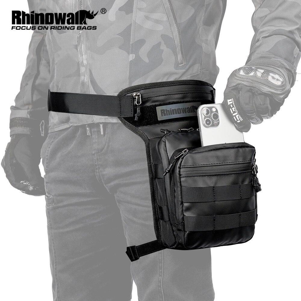 Tactical Belt Rigger - Rhinowalk 오토바이 드롭 다리 가방 허벅지
