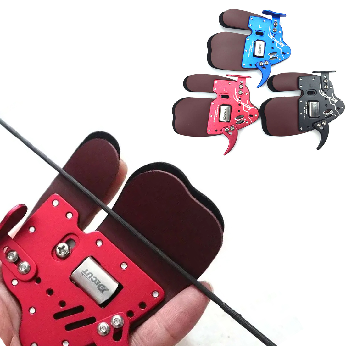 Outdoor Hunting Gloves - 데컷 양궁 핑거탭 가드 HOCK 3