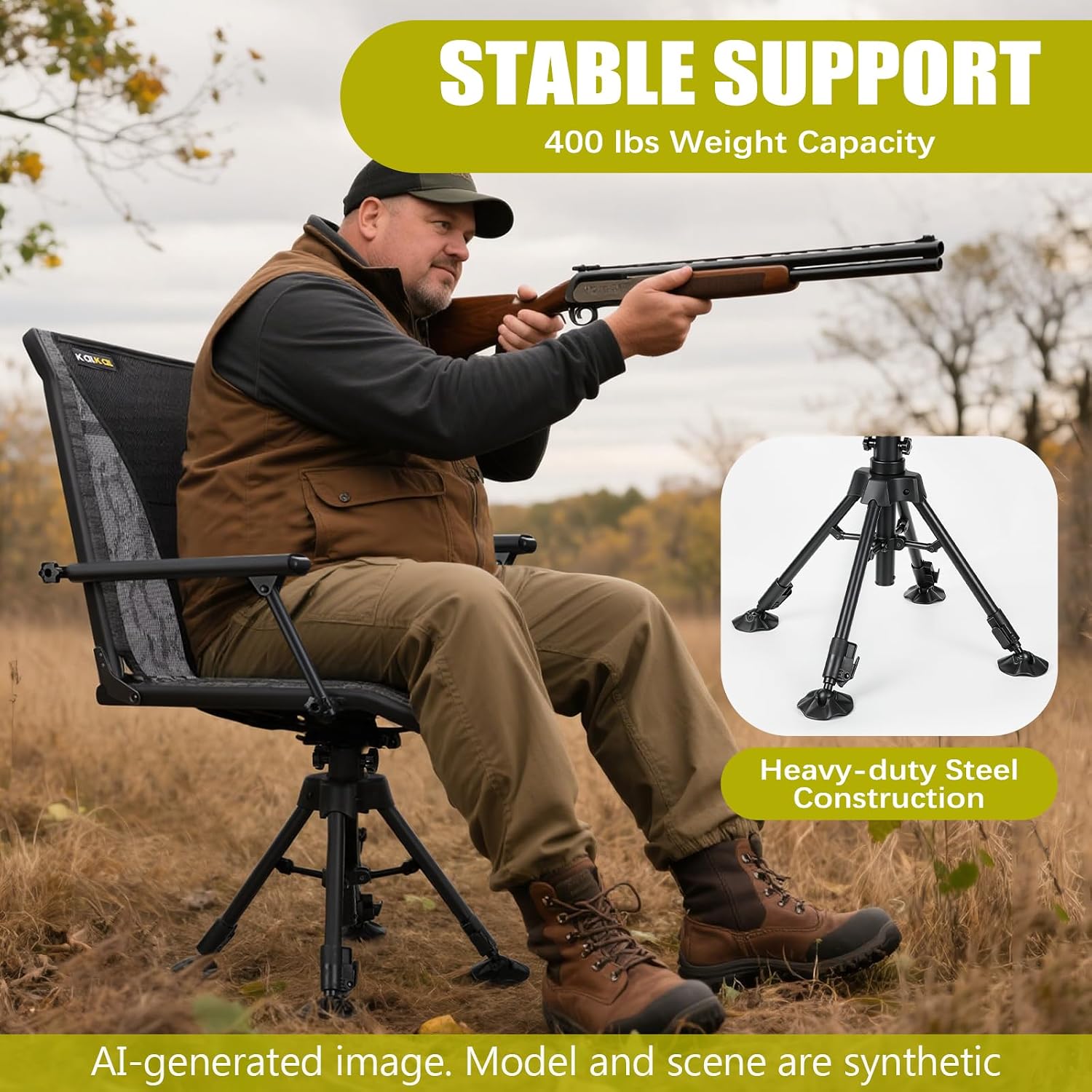 회전식 사냥 의자, 무소음 360도 회전 블라인드 의자 - Hunting And Fishing Outdoor Chairs 리뷰 및 가격