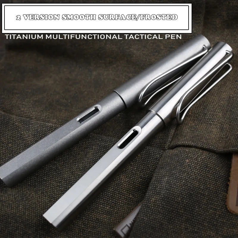 2-In-1 만년필 잉크 펜 고품질 티타늄 TC4 전술 - Tactical Pen Tool 리뷰 및 가격