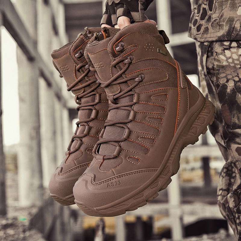 새로운 전술 부츠 군사 브랜드 남성 사냥 하이킹 신발  - Hunting Outdoor Brand 리뷰 및 가격