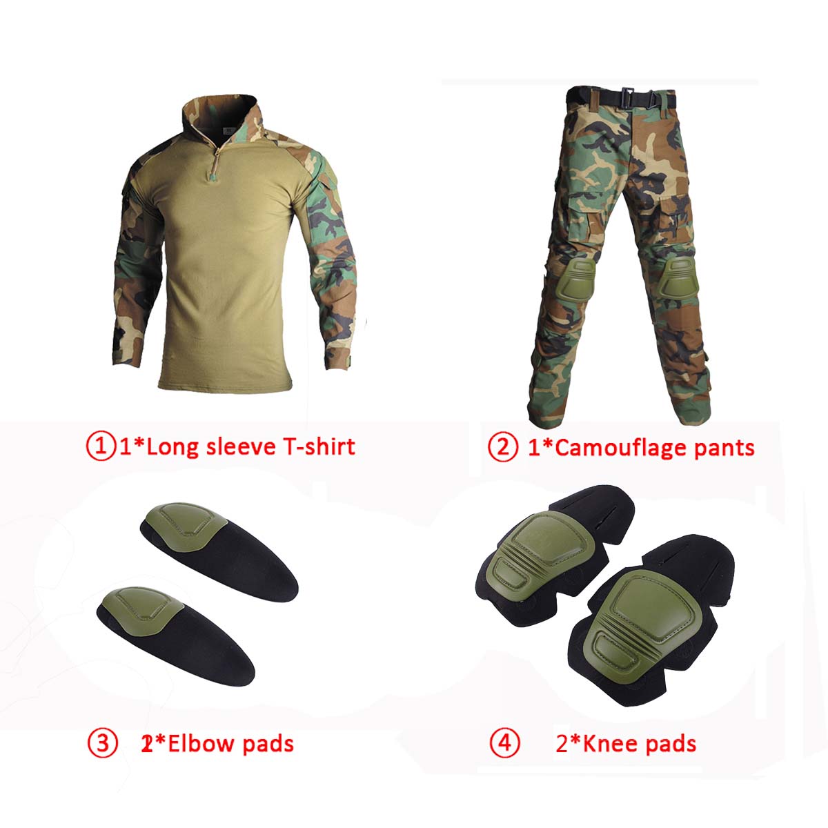 정글 위장 G2 전술 개구리복 세트 긴팔 전투 셔츠 카 - Hunting Outdoor Clothing 리뷰 및 가격
