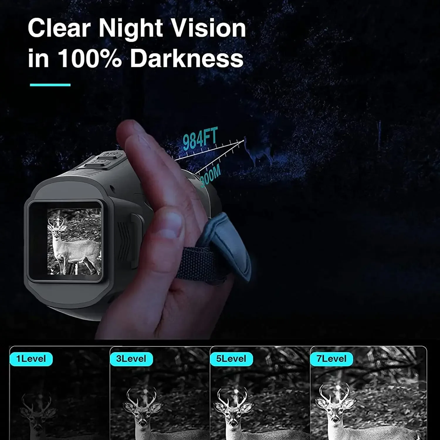 R11 1080P 단안 적외선 야간 투시경 5배 디지털 - Outdoor Hunting Digital Night Vision 리뷰 및 가격