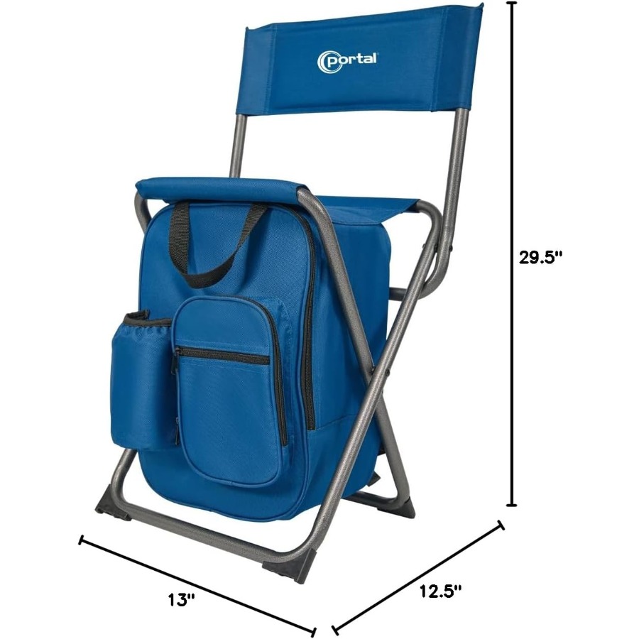 등받이와 내장형 쿨러가 있는 백팩 쿨러 의자, 야외 낚 - Hunting And Fishing Outdoor Chairs 리뷰 및 가격