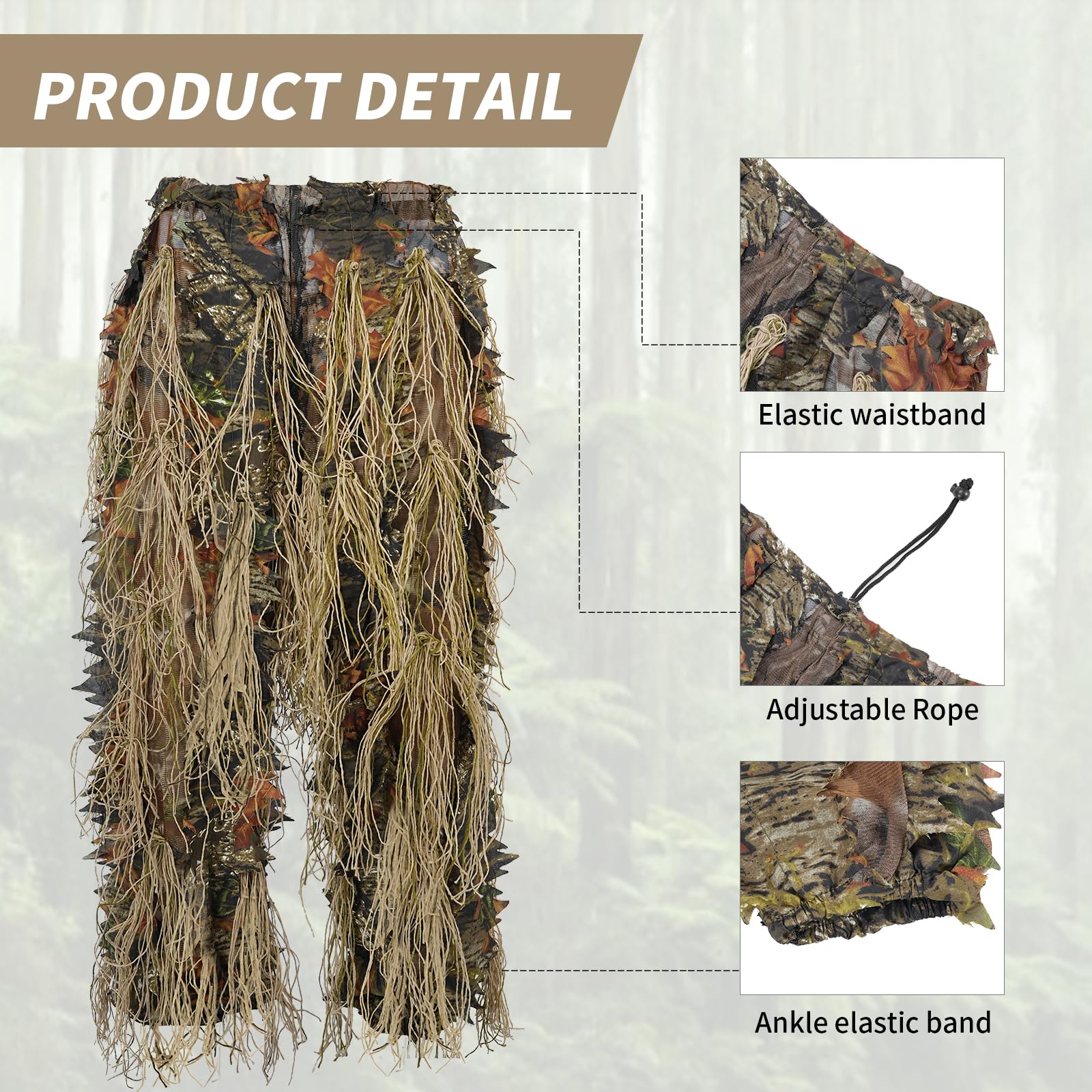 JOAXOR Ghillie Suit Gilly Hunt - Hunting Outdoor Clothing 리뷰 및 가격