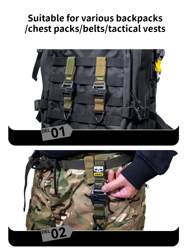 다기능 웹빙 후크 몰리 액세서리, 다양한 백팩, 체스트 - Tactical Belt Rigger 리뷰 및 가격