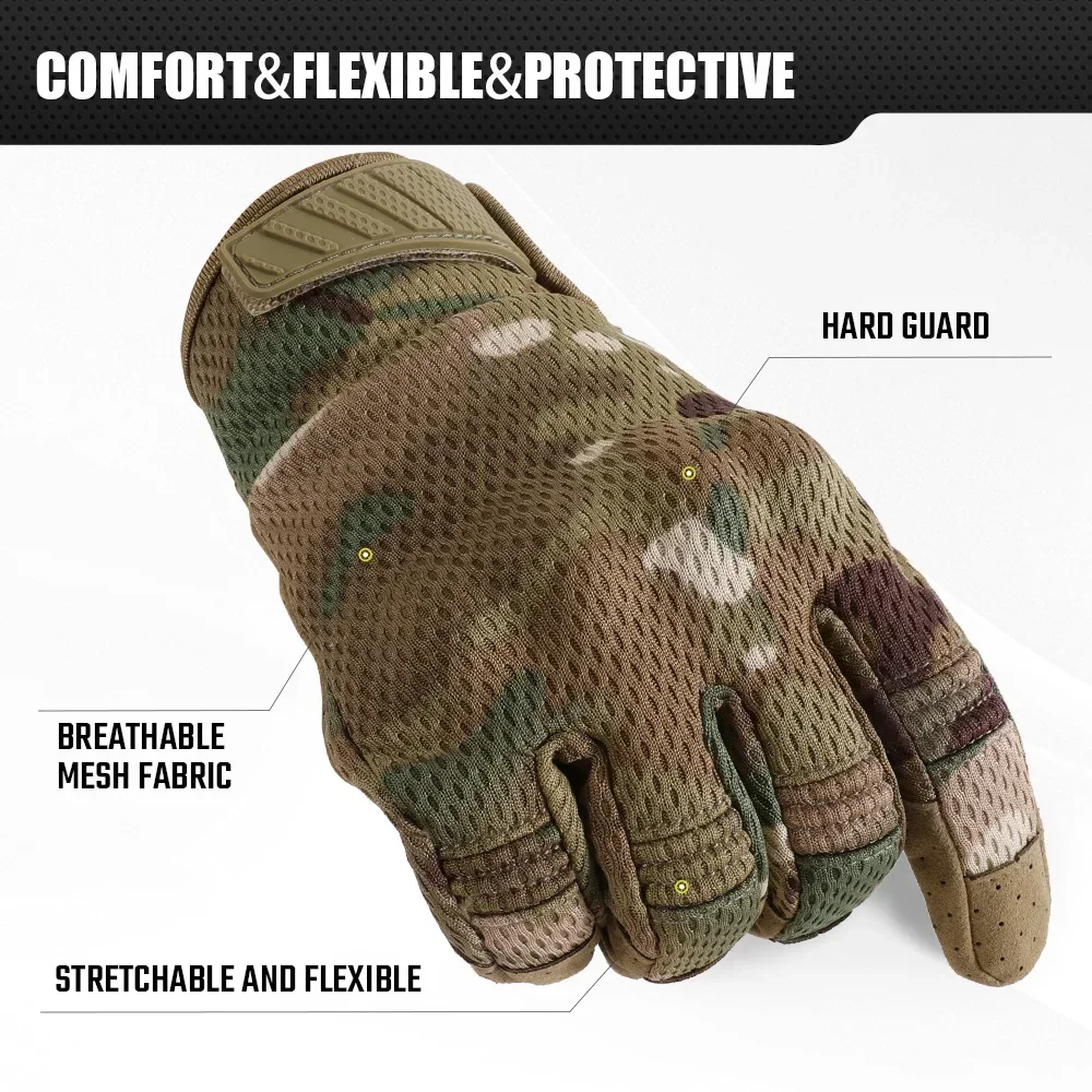 카모 터치 스크린 전술 장갑, 야외 사냥 슈팅 스포츠  - Outdoor Hunting Gloves 리뷰 및 가격