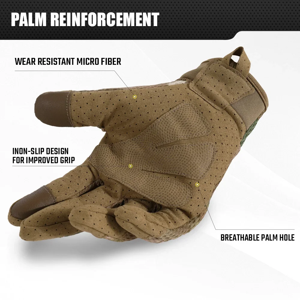 카모 터치 스크린 전술 장갑, 야외 사냥 슈팅 스포츠  - Outdoor Hunting Gloves 리뷰 및 가격