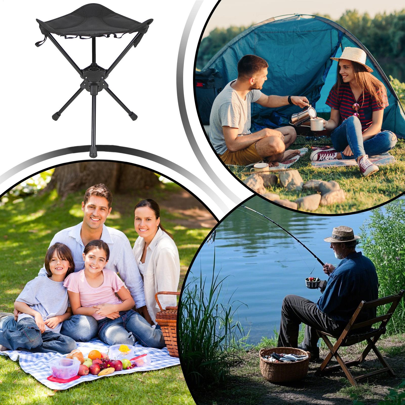 휴대용 접이식 회전 캠핑 의자, 야외 사냥 배낭여행용  - Hunting And Fishing Outdoor Chairs 리뷰 및 가격