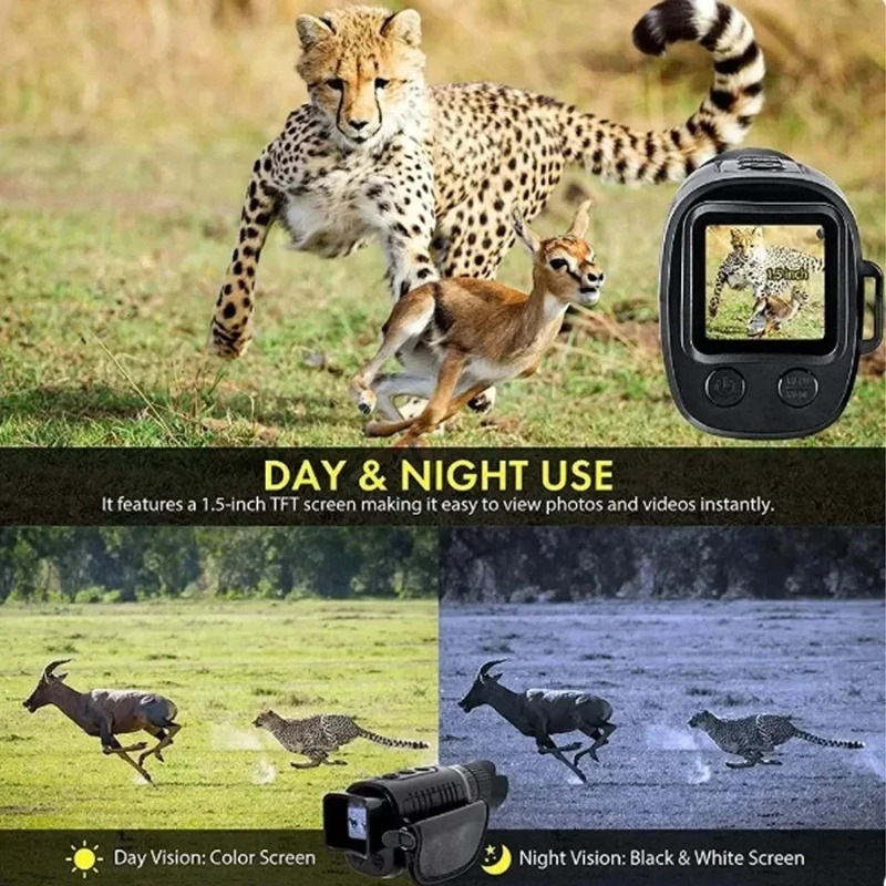 5X 줌 디지털 단안 적외선 야간 투시경 300M 장거 - Outdoor Hunting Digital Night Vision 리뷰 및 가격