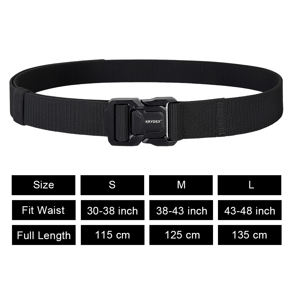 크리덱스 전술 벨트 1.5인치 스트레치 나일론 리거 벨 - Tactical Belt Rigger 리뷰 및 가격