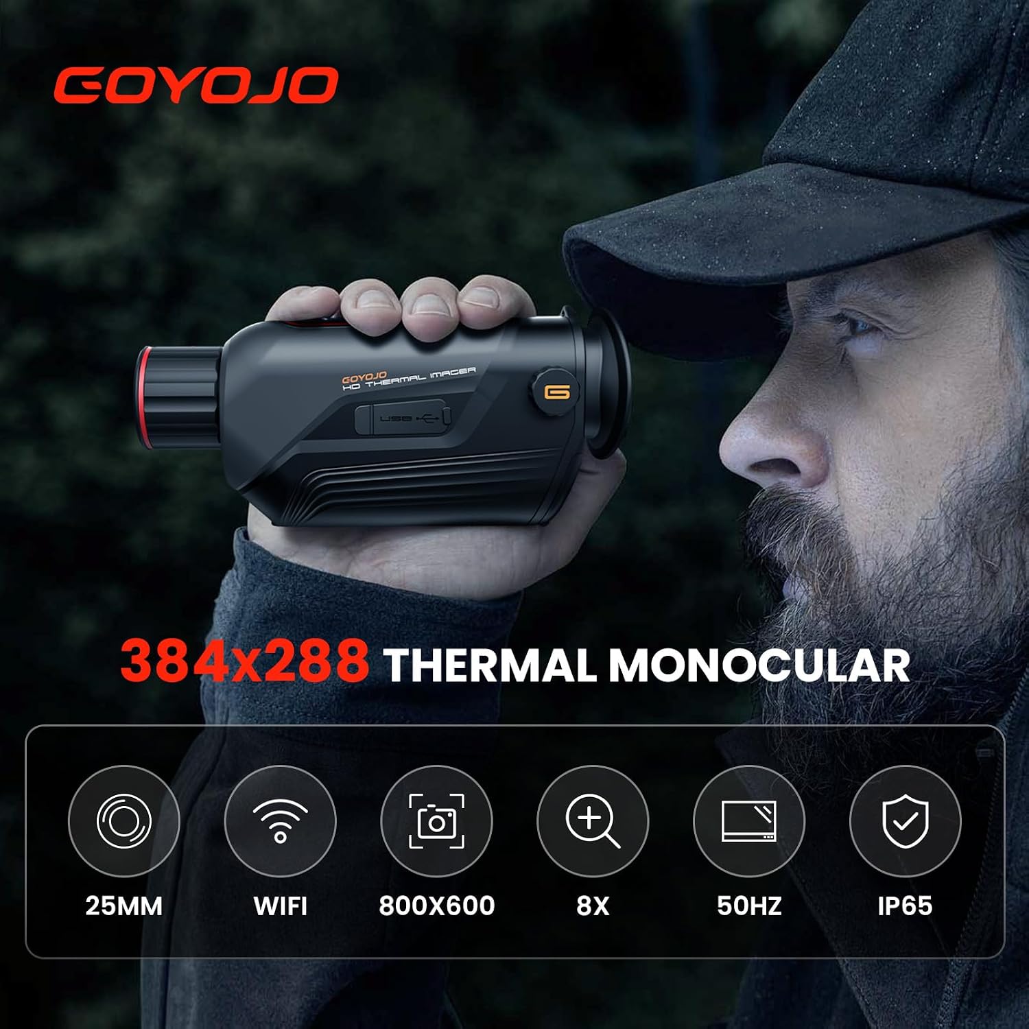 GOYOJO G325 G315 사냥용 열화상 단안경,  - Outdoor Hunting Images 리뷰 및 가격