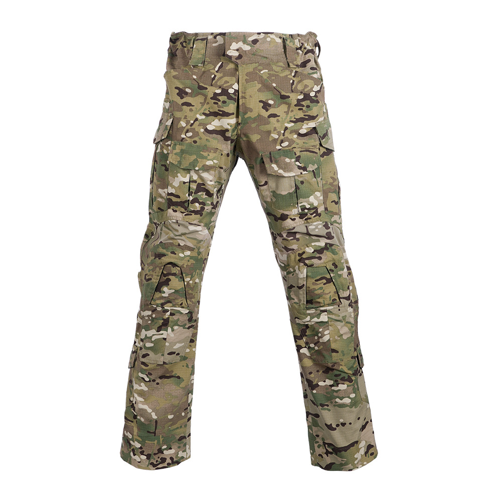 무릎 패드가있는 남성 전투 바지 전술화물 스포츠 바지  - Hunting Outdoor Clothing 리뷰 및 가격