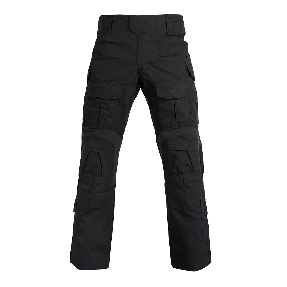 무릎 패드가있는 남성 전투 바지 전술화물 스포츠 바지  - Hunting Outdoor Clothing 리뷰 및 가격