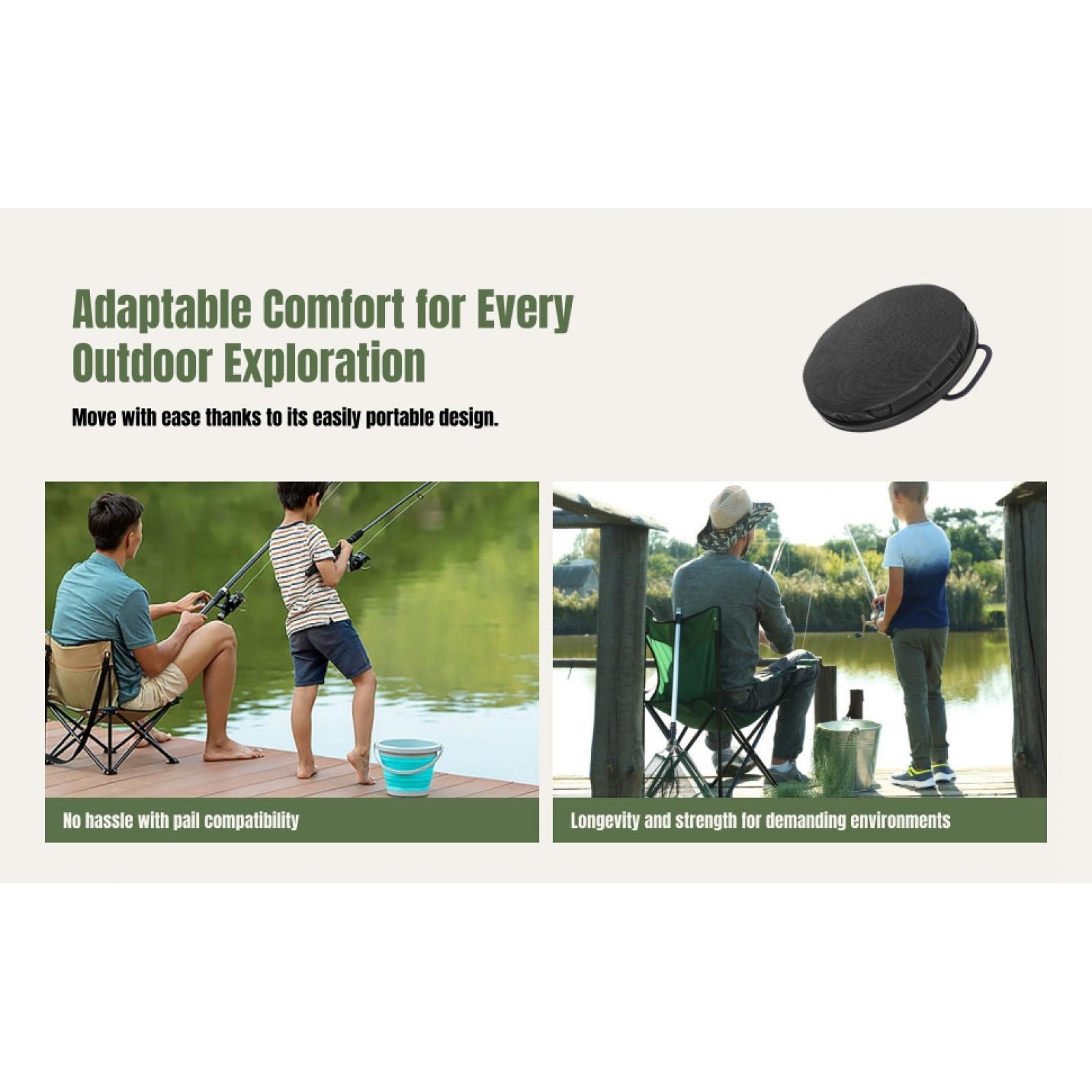 360도 회전 버킷 시트 방수 뚜껑이 있는 편안한 야외 - Hunting And Fishing Outdoor Chairs 리뷰 및 가격