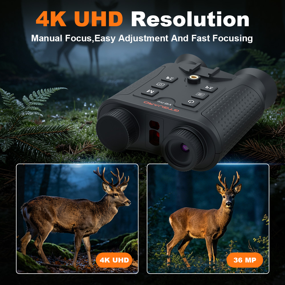 4K 야간 투시 쌍안경 8X 디지털 줌 적외선 야간 투 - Outdoor Hunting Digital Night Vision 리뷰 및 가격